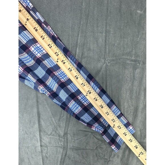 Tailorbyrd Button Up Shirt Long Sleeve Pocket Mens Large Plaid Blue Red Black - Picture 7 of 8